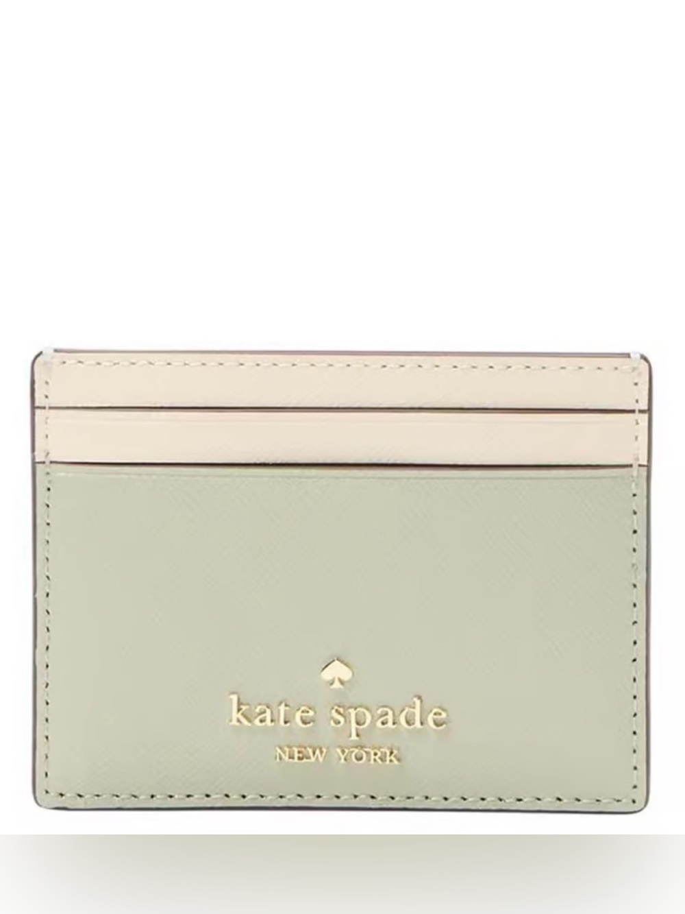 Kate Spade Sage Green Slim Card Wallet